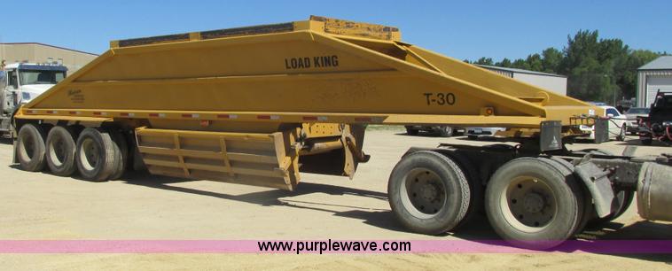 image for item K4032 1992 Load King bottom dump trailer