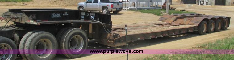 image for item K4034 1998 Witzco Challenger RG-60 lowboy equipment trailer