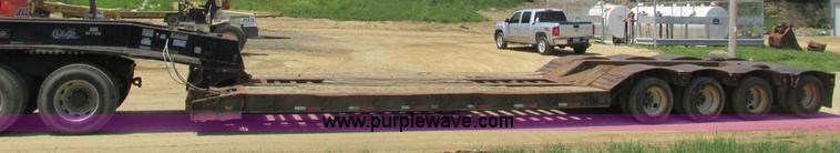 image for item K4034 1998 Witzco Challenger RG-60 lowboy equipment trailer