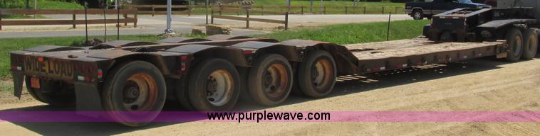 image for item K4034 1998 Witzco Challenger RG-60 lowboy equipment trailer