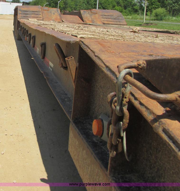 image for item K4034 1998 Witzco Challenger RG-60 lowboy equipment trailer