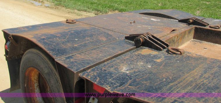 image for item K4034 1998 Witzco Challenger RG-60 lowboy equipment trailer