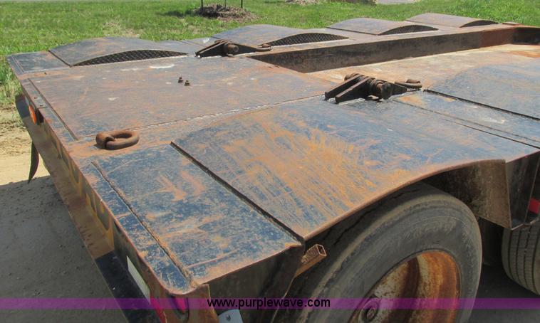 image for item K4034 1998 Witzco Challenger RG-60 lowboy equipment trailer