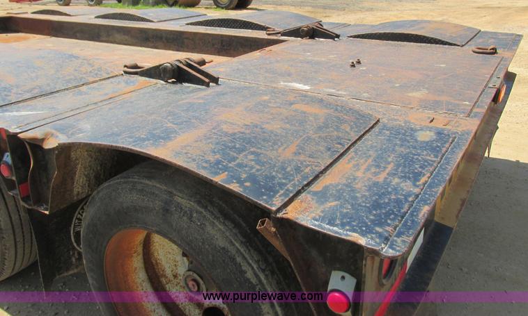 image for item K4034 1998 Witzco Challenger RG-60 lowboy equipment trailer