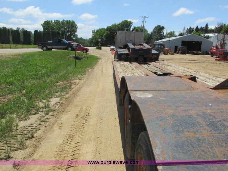 image for item K4034 1998 Witzco Challenger RG-60 lowboy equipment trailer