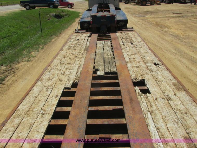 image for item K4034 1998 Witzco Challenger RG-60 lowboy equipment trailer