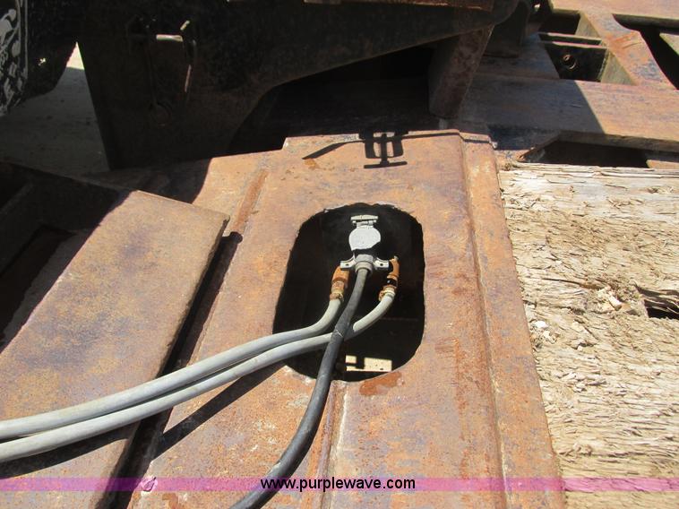 image for item K4034 1998 Witzco Challenger RG-60 lowboy equipment trailer