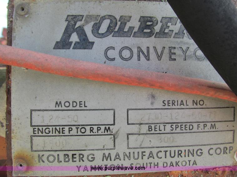 image for item K4036 Kolberg 124-50 stacking conveyor