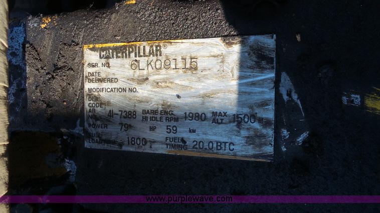 image for item K4622 1995 Caterpillar 311 excavator