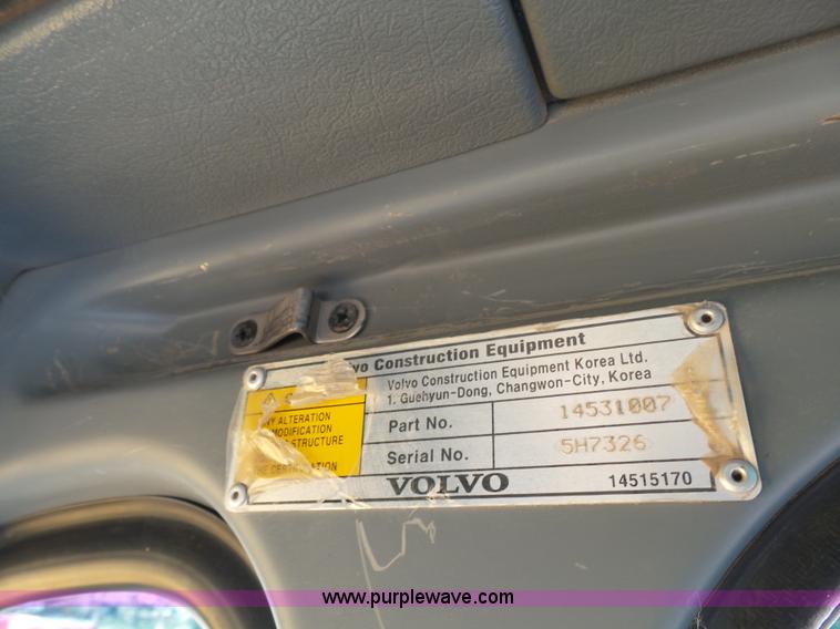 image for item K5393 2005 Volvo EC160B excavator