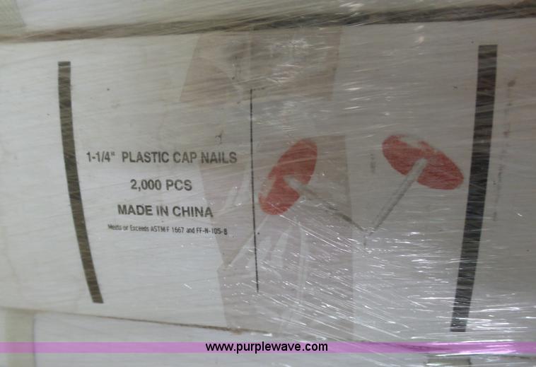 image for item K5402 (24) boxes plastic cap nails