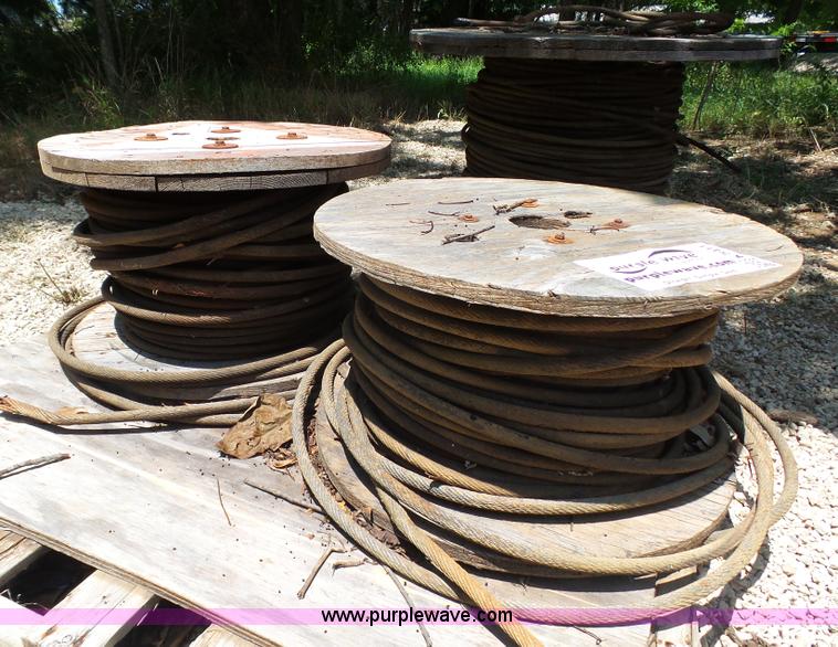 image for item K5411 (3) 5/8" diameter cable spools