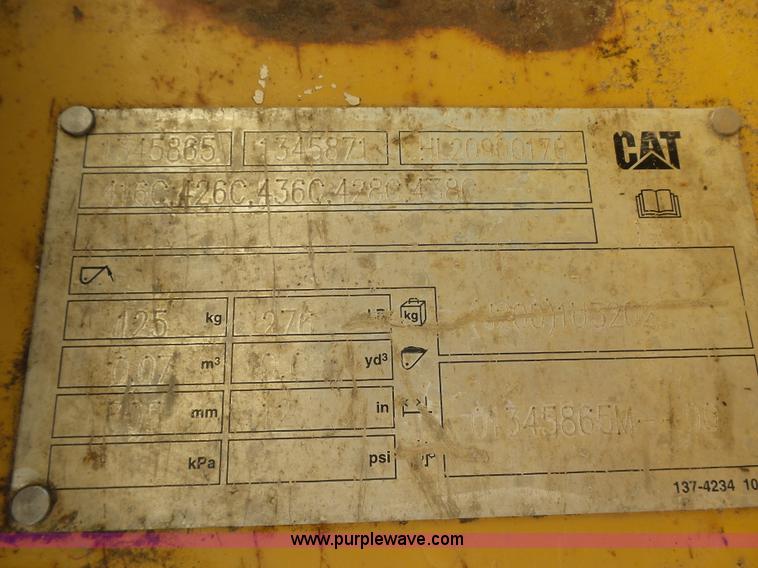 image for item K5412 Caterpillar backhoe bucket