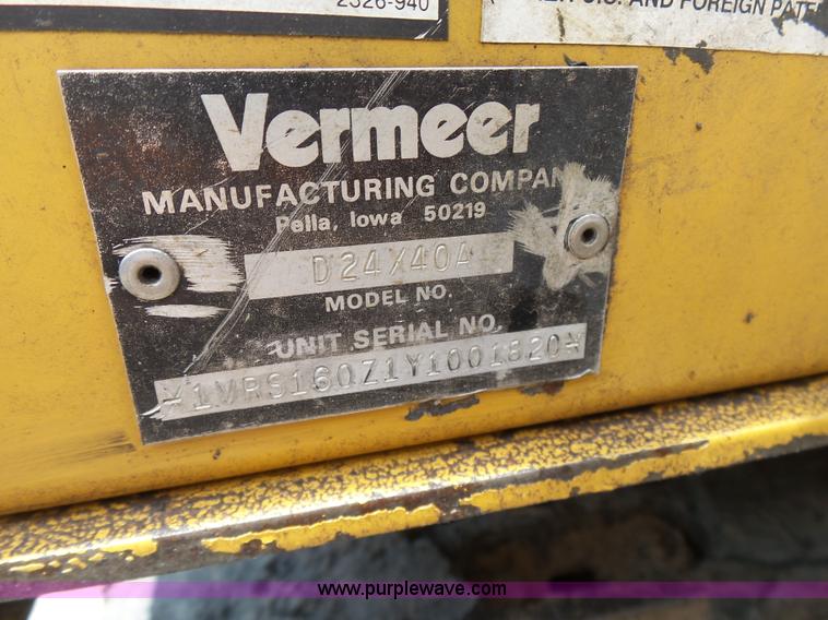 image for item K7111 2000 Vermeer D24X40A directional boring unit