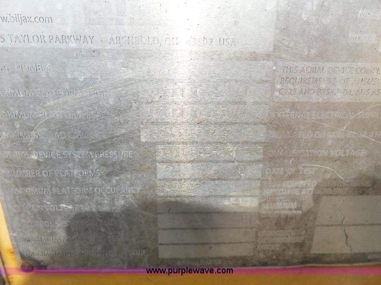 image for item K7113 2008 Biljax 3632DC boom lift