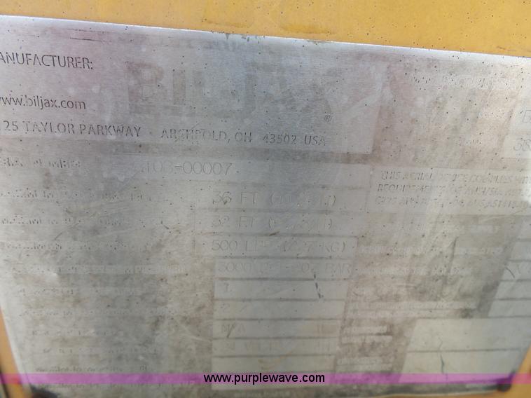 image for item K7113 2008 Biljax 3632DC boom lift