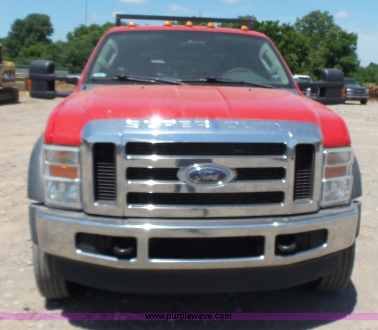 image for item K7132 2009 Ford F550 Super Duty XLT flatbed truck