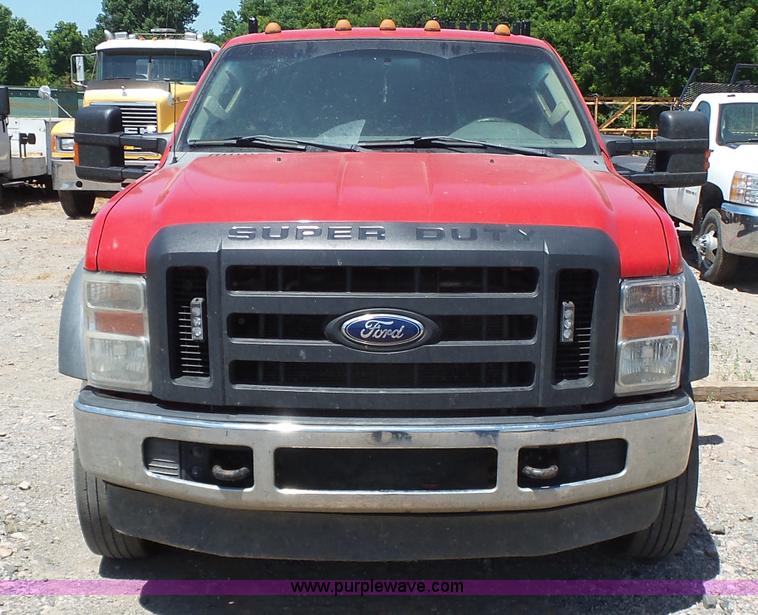 image for item K7136 2008 Ford F550 Super Duty XL SuperCab flatbed truck