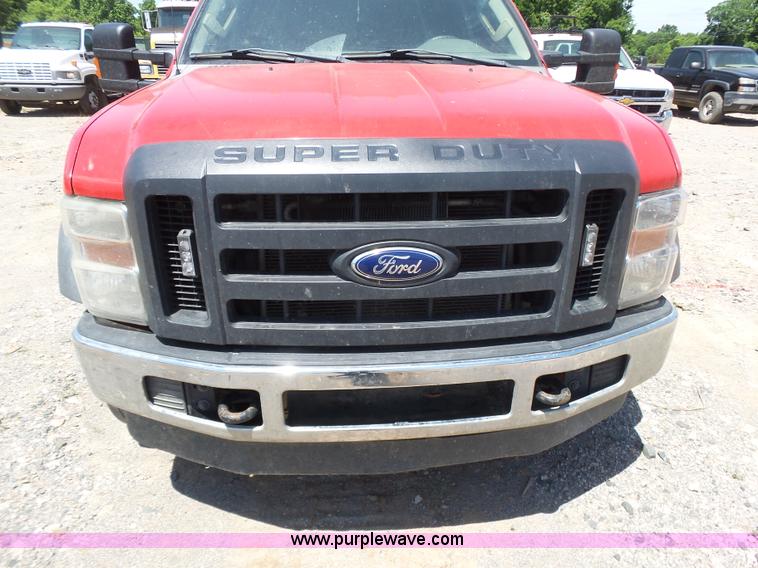 image for item K7136 2008 Ford F550 Super Duty XL SuperCab flatbed truck