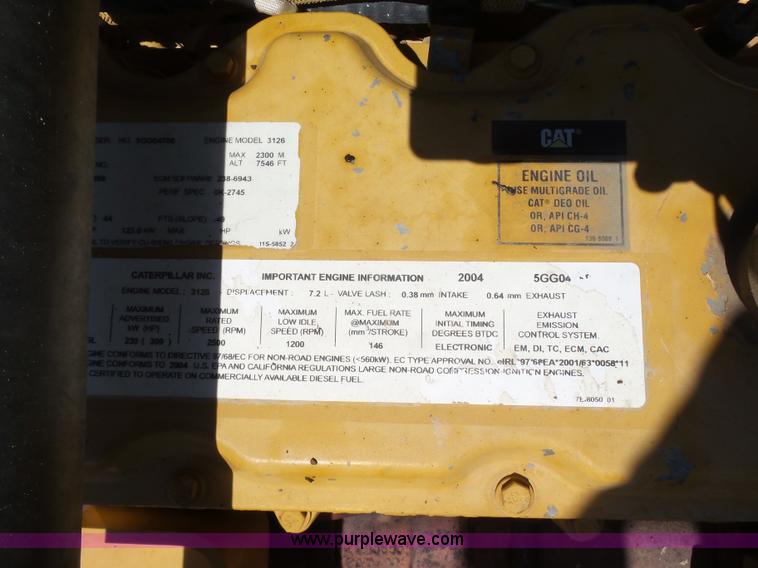 image for item K7139 2004 Caterpillar 322C L excavator