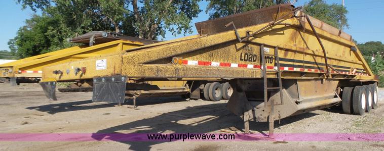 image for item K8369 1987 Load King 1827 bottom dump trailer