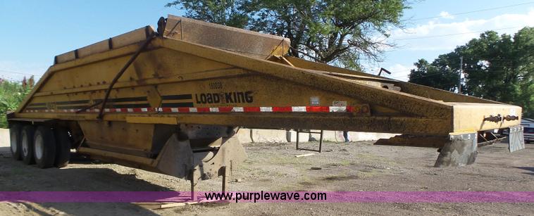 image for item K8369 1987 Load King 1827 bottom dump trailer