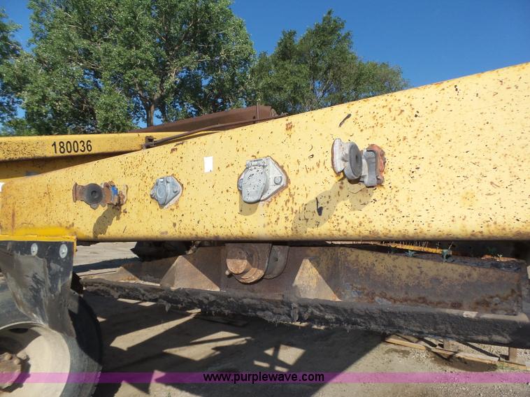 image for item K8369 1987 Load King 1827 bottom dump trailer