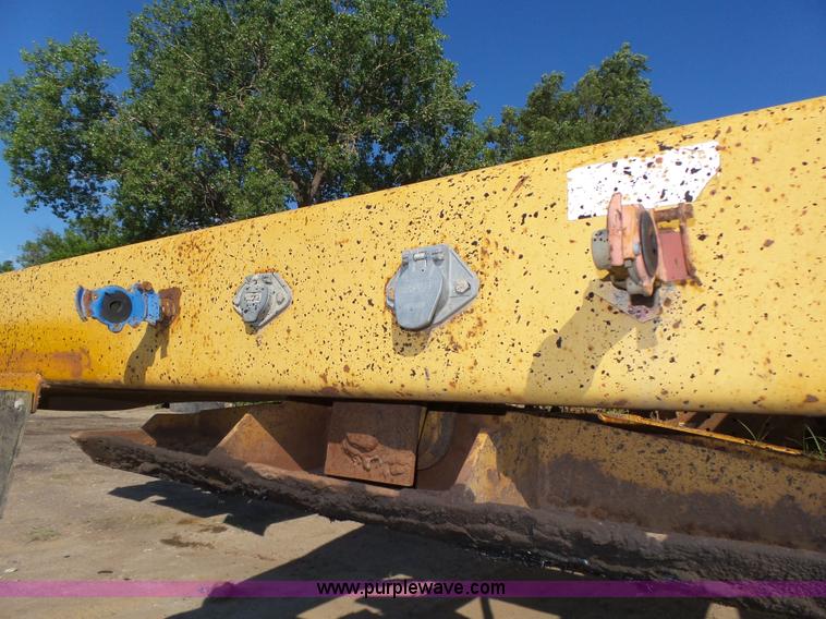 image for item K8370 1987 Load King 1827-4-3 bottom dump trailer