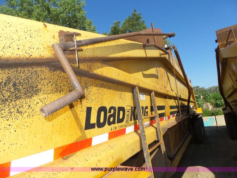 image for item K8370 1987 Load King 1827-4-3 bottom dump trailer