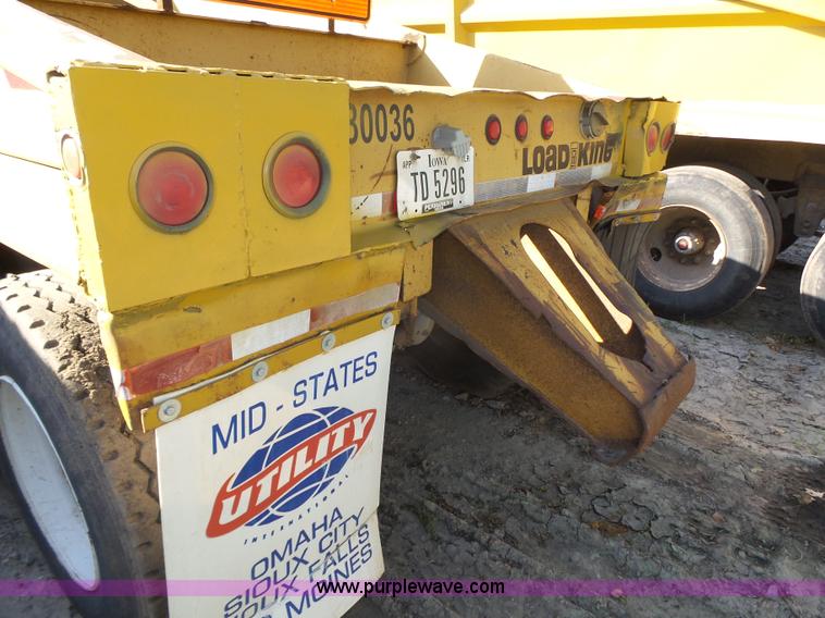 image for item K8370 1987 Load King 1827-4-3 bottom dump trailer