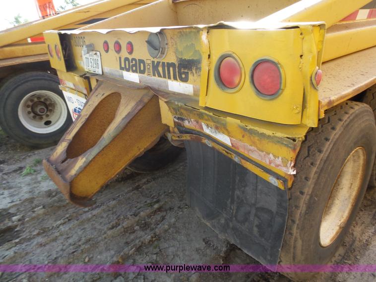 image for item K8370 1987 Load King 1827-4-3 bottom dump trailer