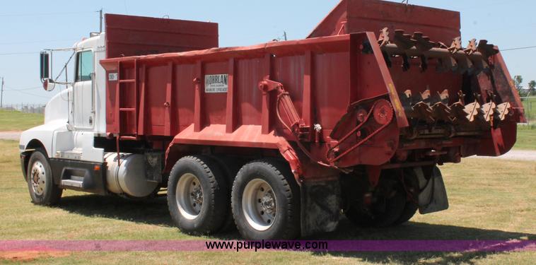 image for item K8784 1989 Kenworth T600A manure spreader truck