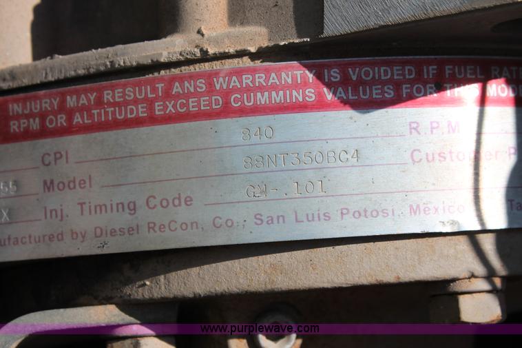 image for item K8784 1989 Kenworth T600A manure spreader truck