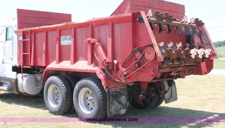 image for item K8784 1989 Kenworth T600A manure spreader truck