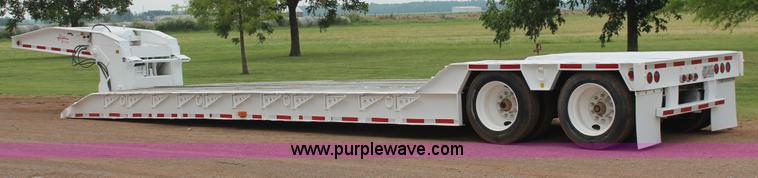 image for item K8792 1996 Atoka 24-HDT-35-2 lowboy equipment trailer