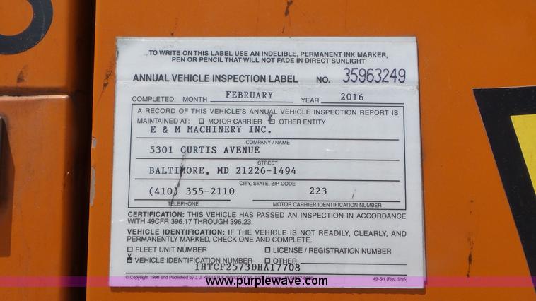 image for item L1999 1983 International F2574 bridge inspection and bucket truck