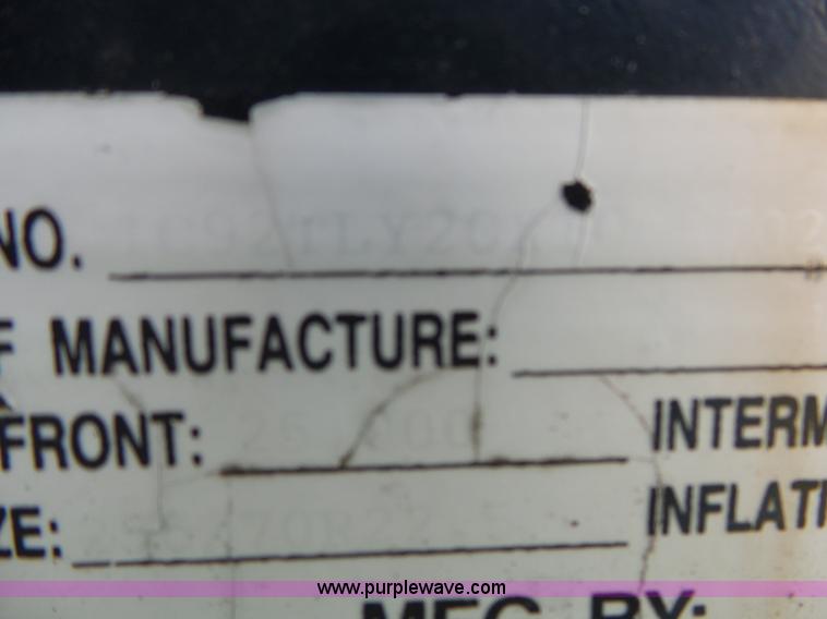 image for item L2050 1999 Cherokee 8548 equipment trailer