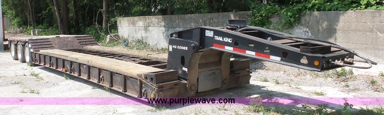 image for item L2845 2000 Trail King TK110HDG-483 lowboy equipment trailer