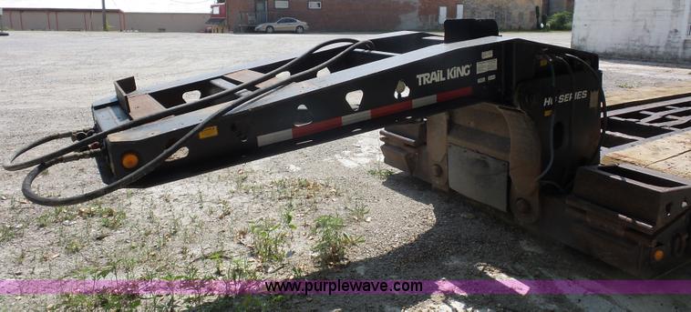 image for item L2845 2000 Trail King TK110HDG-483 lowboy equipment trailer