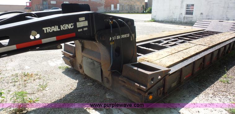 image for item L2845 2000 Trail King TK110HDG-483 lowboy equipment trailer