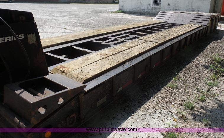 image for item L2845 2000 Trail King TK110HDG-483 lowboy equipment trailer
