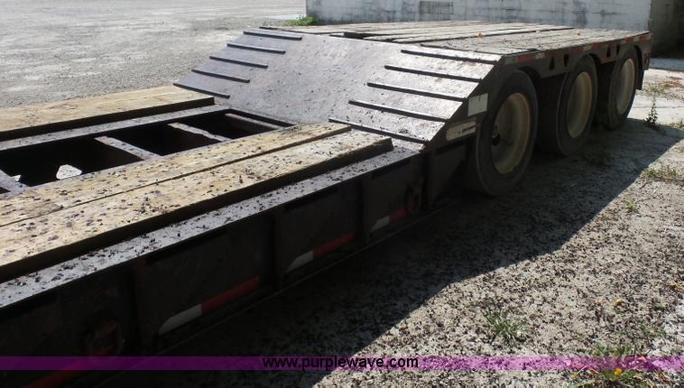 image for item L2845 2000 Trail King TK110HDG-483 lowboy equipment trailer