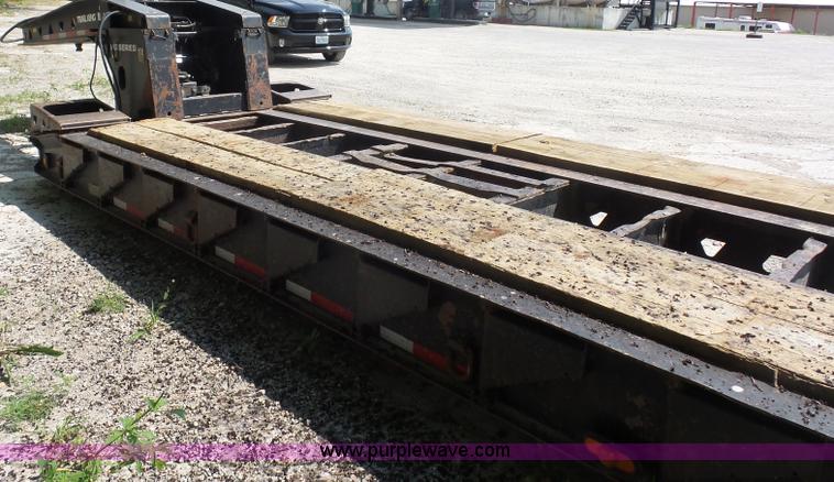 image for item L2845 2000 Trail King TK110HDG-483 lowboy equipment trailer