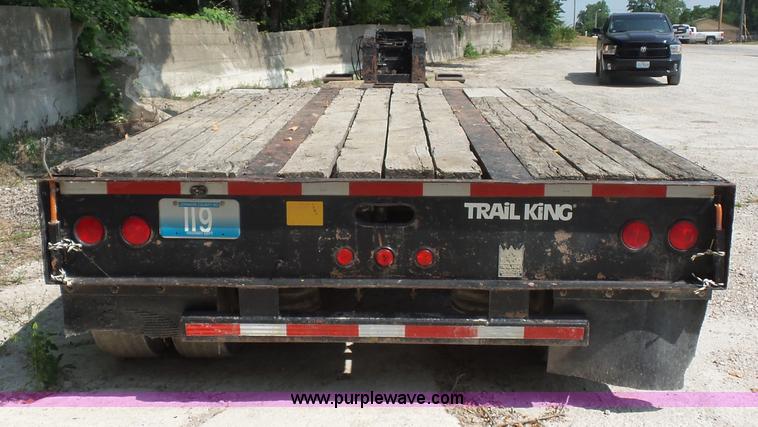image for item L2845 2000 Trail King TK110HDG-483 lowboy equipment trailer