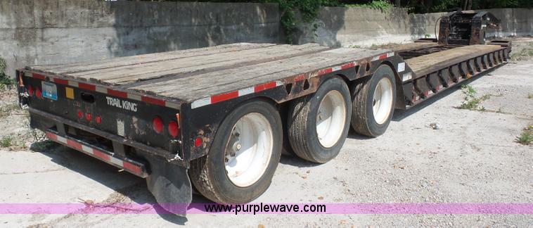image for item L2845 2000 Trail King TK110HDG-483 lowboy equipment trailer
