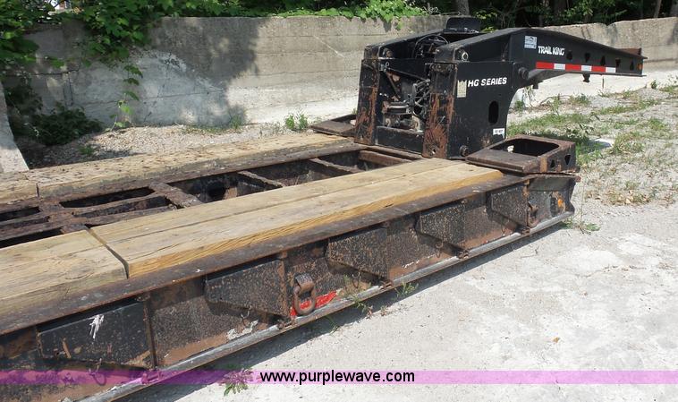 image for item L2845 2000 Trail King TK110HDG-483 lowboy equipment trailer