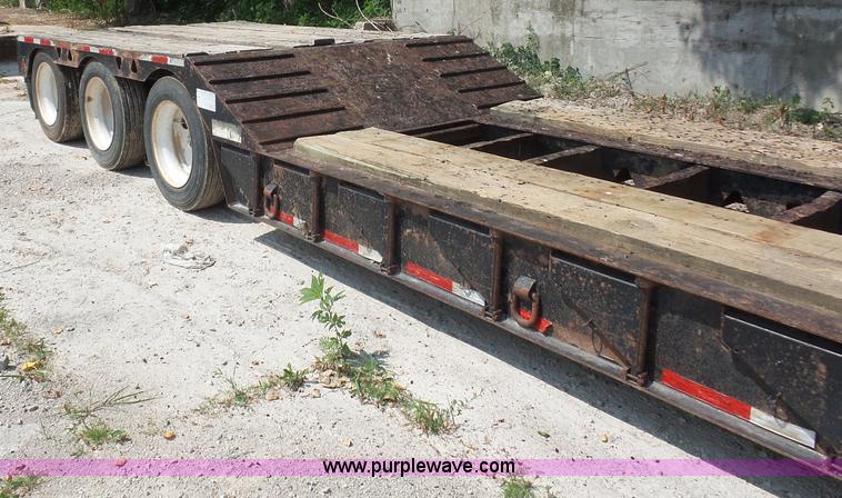 image for item L2845 2000 Trail King TK110HDG-483 lowboy equipment trailer