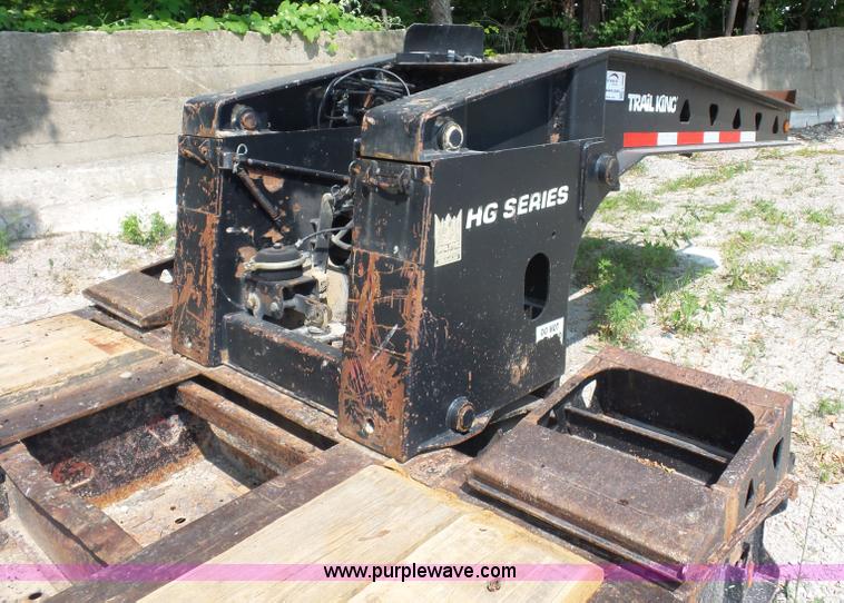 image for item L2845 2000 Trail King TK110HDG-483 lowboy equipment trailer