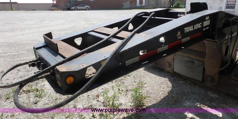 image for item L2845 2000 Trail King TK110HDG-483 lowboy equipment trailer