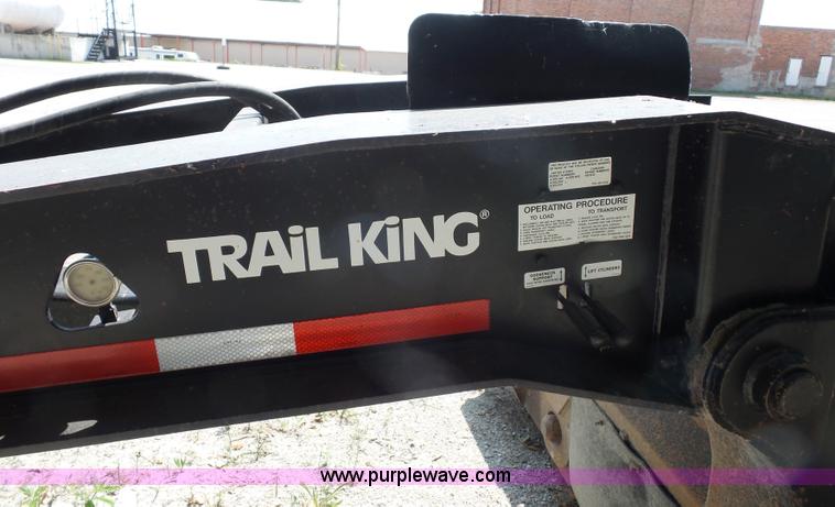 image for item L2845 2000 Trail King TK110HDG-483 lowboy equipment trailer